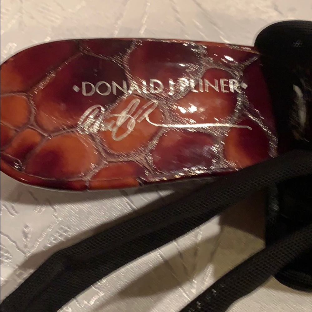 DONALD J PLENER  WEDGE SANDALS - Picture 5 of 8